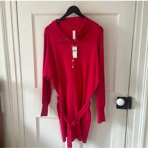 Chic Pink Button-Up Cardigan Anthropologie